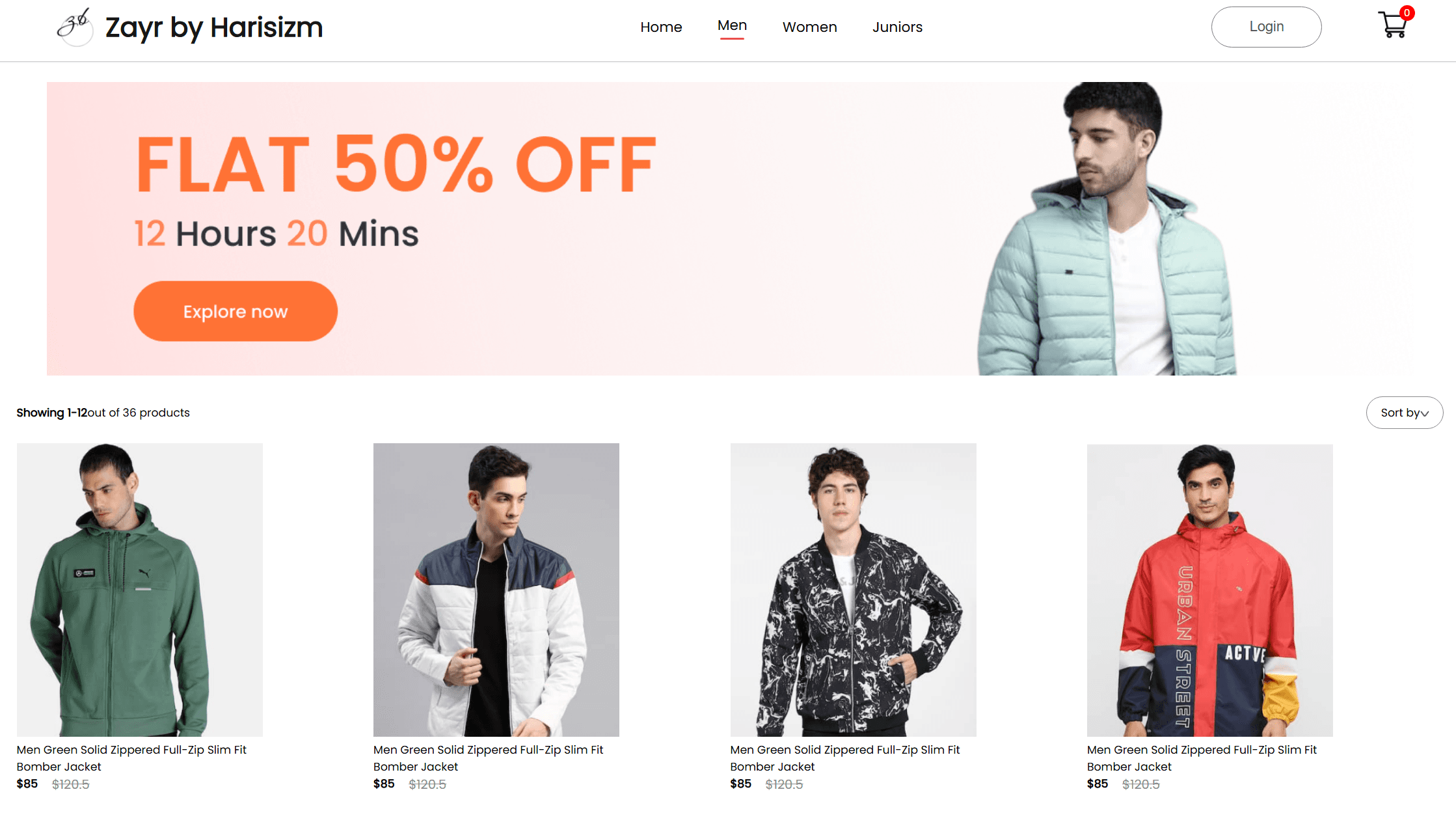 Zayr: E-commerce Clothing Brand Website